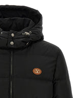 Valentino Garavani Black Polyamide Full-Length Jacket