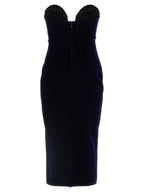 Tom Ford Blue Viscose Midi Dress