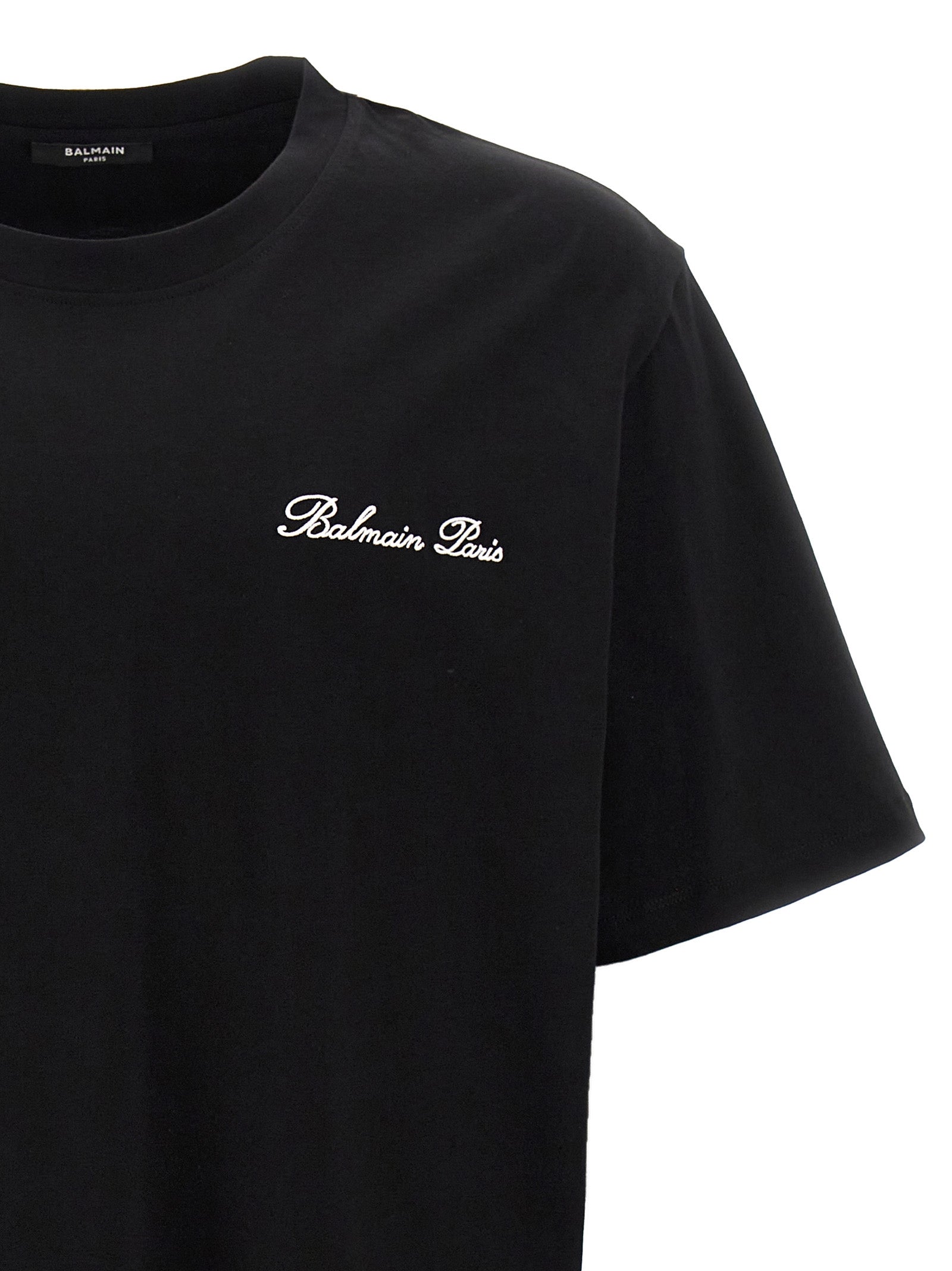 Balmain Bicolor Cotton T-Shirt