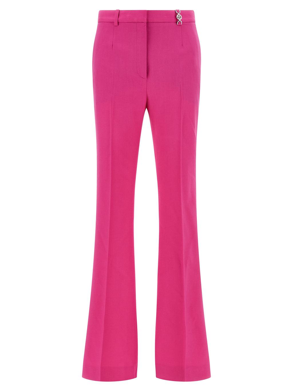 Versace Fuchsia Virgin Wool Flared Pants