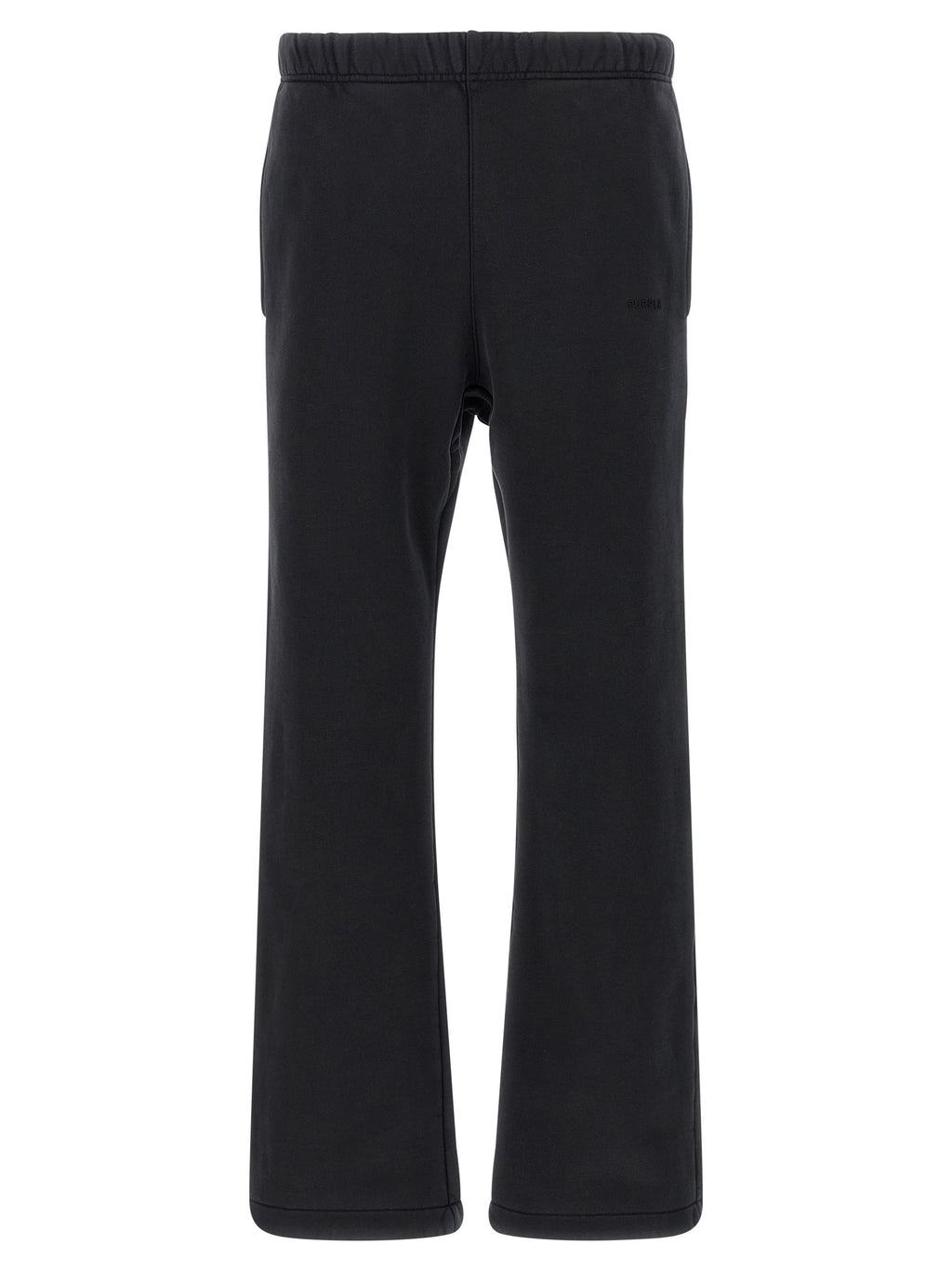 PURPLE Black Cotton Joggers (Workout Pants)