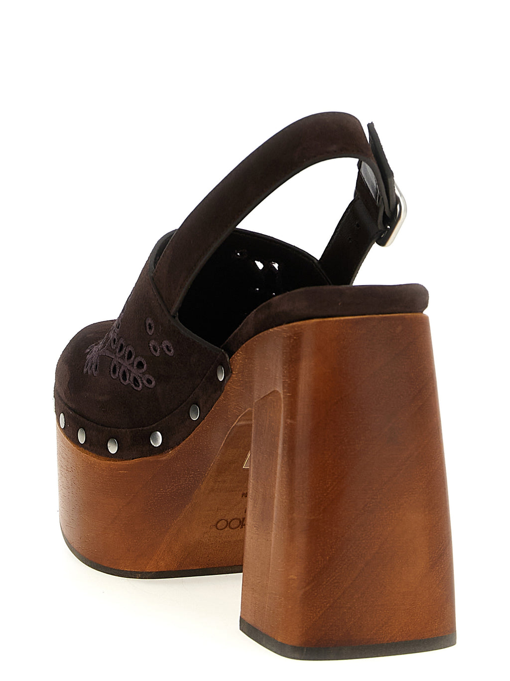 Jimmy Choo Brown Leather High Heel Pumps