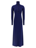 Tom Ford Blue Cashmere Long Dress