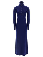 Tom Ford Blue Cashmere Long Dress