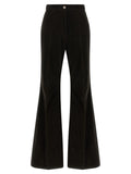 Ferragamo Brown Cotton Flared Pants