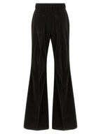 Ferragamo Brown Cotton Flared Pants