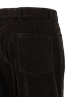Ferragamo Brown Cotton Flared Pants