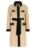 Valentino Garavani Beige Virgin Wool Coat