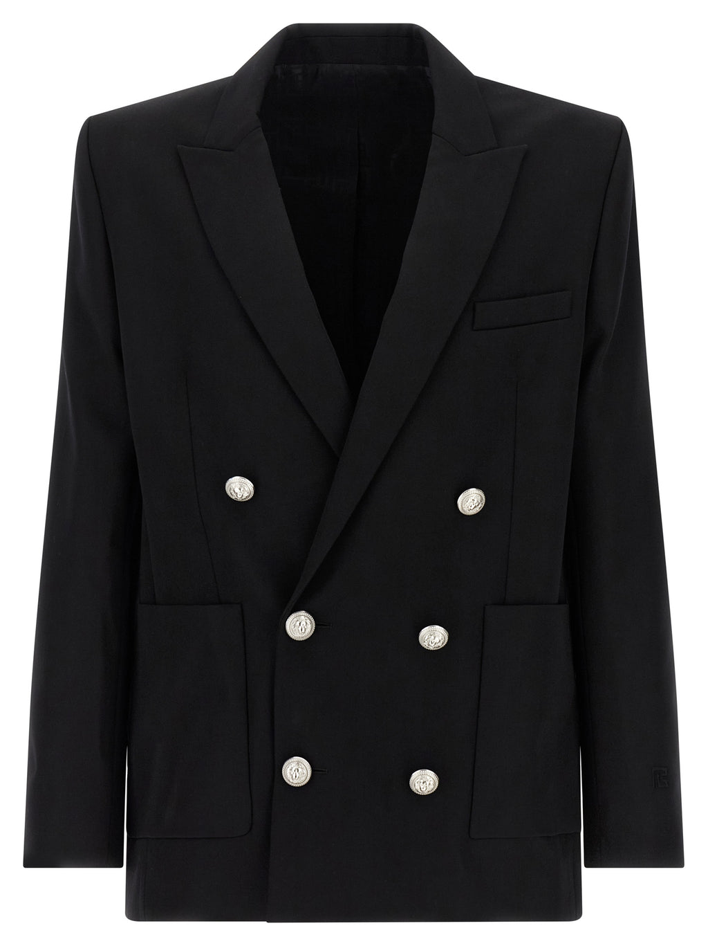 Balmain Black Virgin Wool Blazer