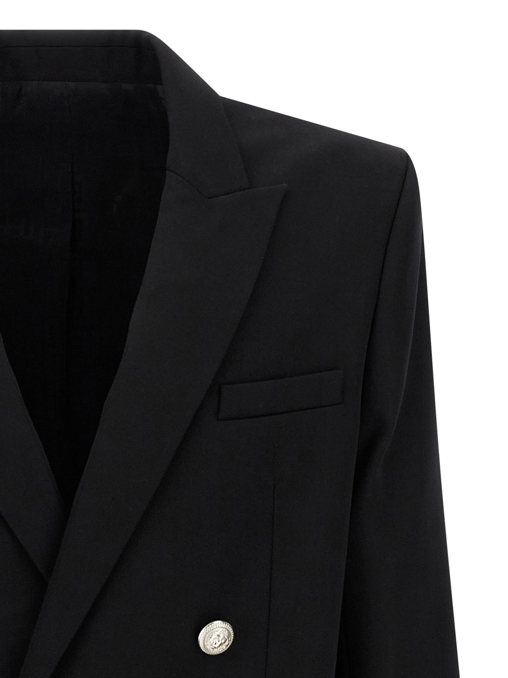 Balmain Black Virgin Wool Blazer