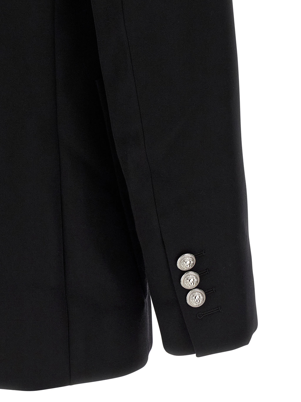 Balmain Black Virgin Wool Blazer