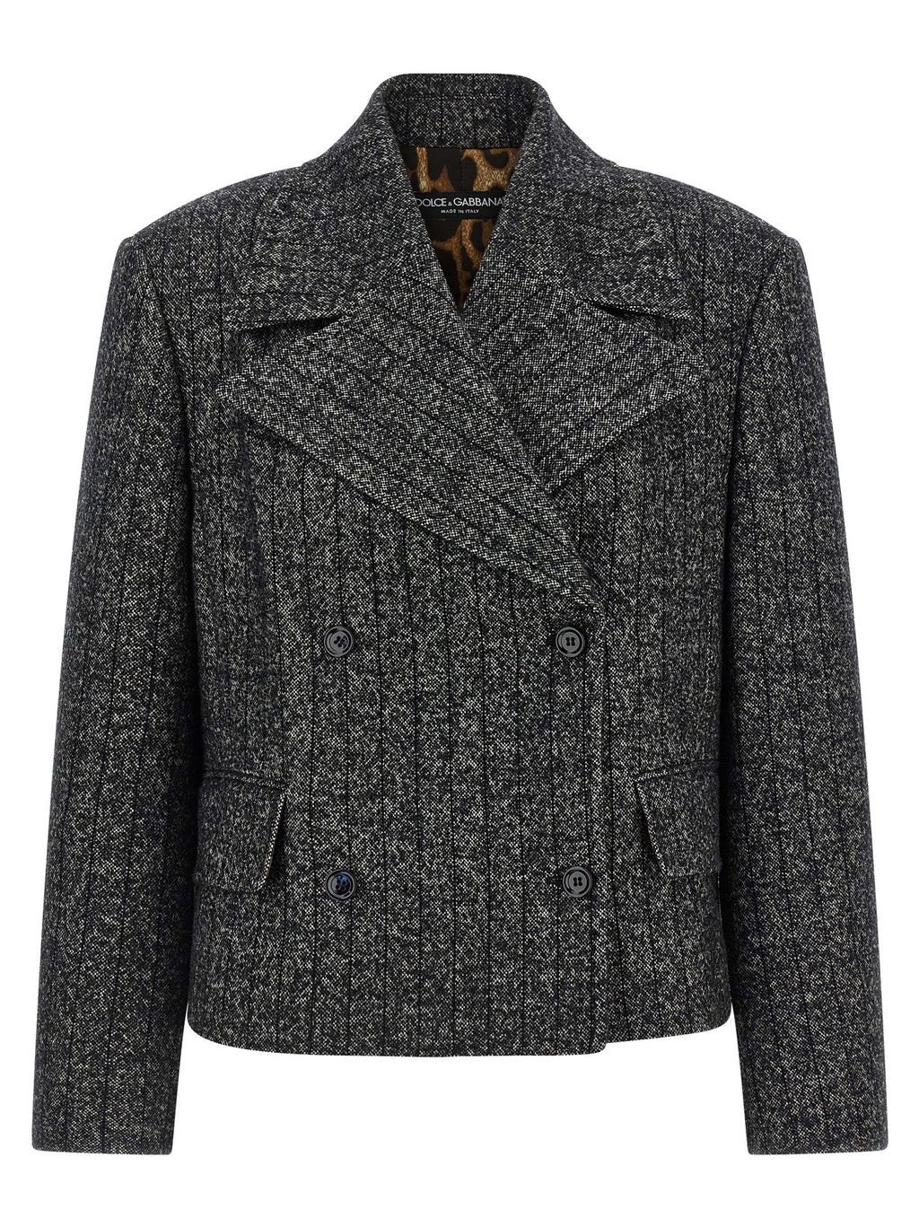 Dolce & Gabbana Bicolor Elastane Blazer