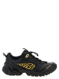 Balmain Black Nylon Athletic Sneakers