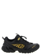 Balmain Black Nylon Athletic Sneakers