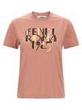 Fendi Multicolor Cotton T-Shirt