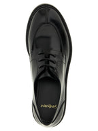 Saint Laurent Black Calfskin Oxfords And Derbies