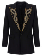 Balmain Black Viscose Blazer