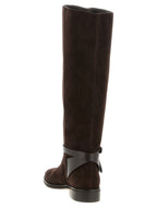 Jimmy Choo Brown Leather Over The Knee