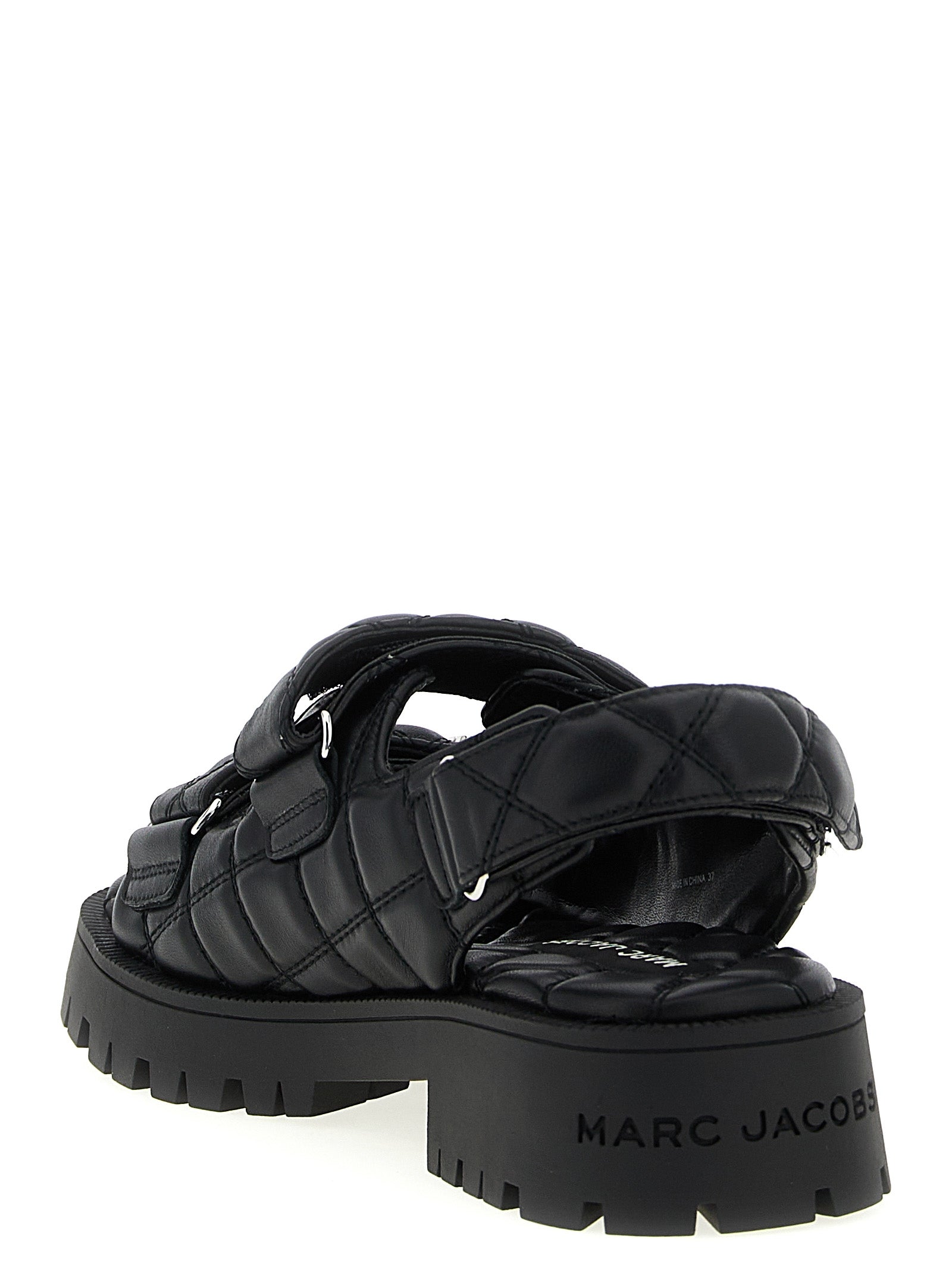Marc Jacobs Black Lamb Leather Mid Heel Pumps