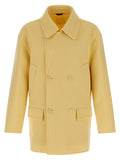 Fendi Bicolor Virgin Wool Coat