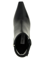 Jimmy Choo Black Leather Ankle Boots