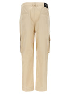 Balmain Beige Cotton Cargo Pants