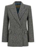 Valentino Garavani Gray Virgin Wool Blazer