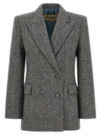 Valentino Garavani Gray Virgin Wool Blazer