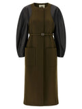 Fendi Bicolor Viscose Coat