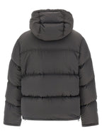 Dolce & Gabbana Gray Polyamide Full-Length Jacket