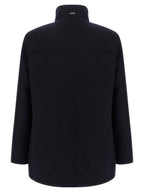 Hugo Boss Blue Wool Coat