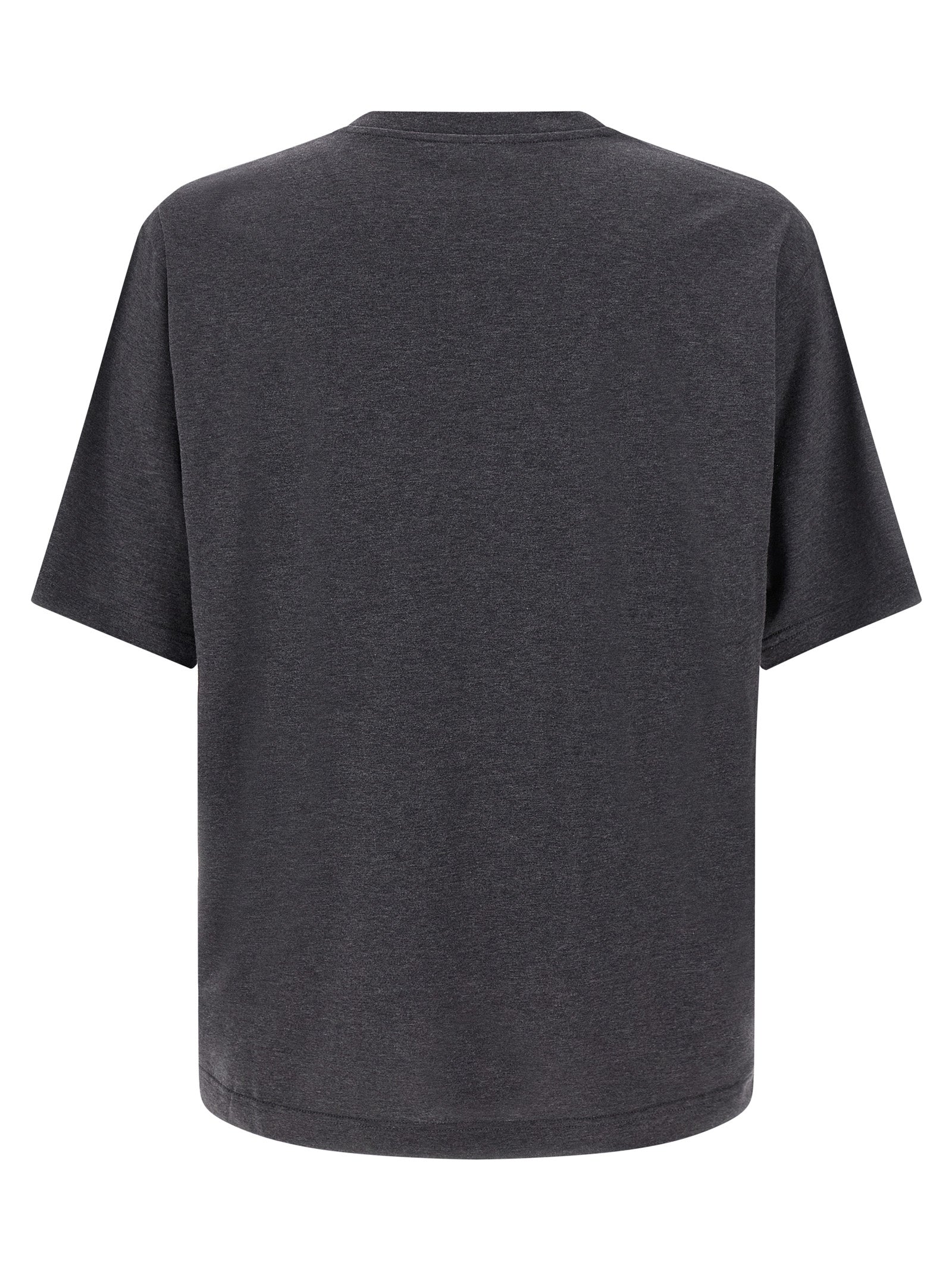 Dolce & Gabbana Gray Cotton T-Shirt