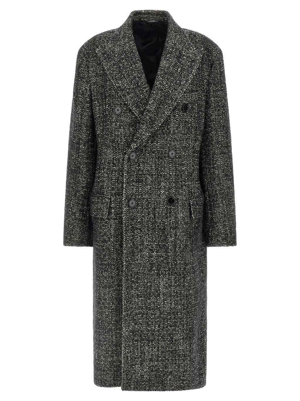 Dolce & Gabbana Bicolor Polyamide Coat