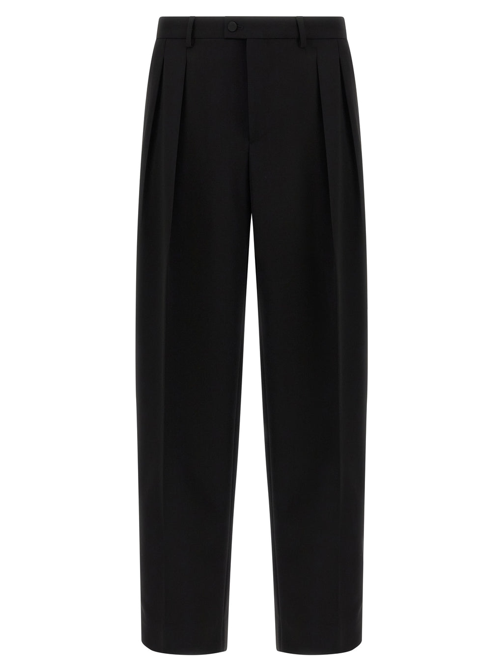 Dolce & Gabbana Black Virgin Wool Dress Pants