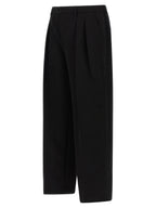 Dolce & Gabbana Black Virgin Wool Dress Pants