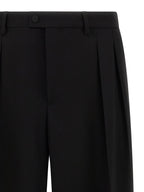 Dolce & Gabbana Black Virgin Wool Dress Pants