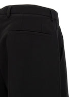 Dolce & Gabbana Black Virgin Wool Dress Pants