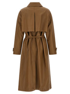 Fendi Brown Lamb Leather Coat