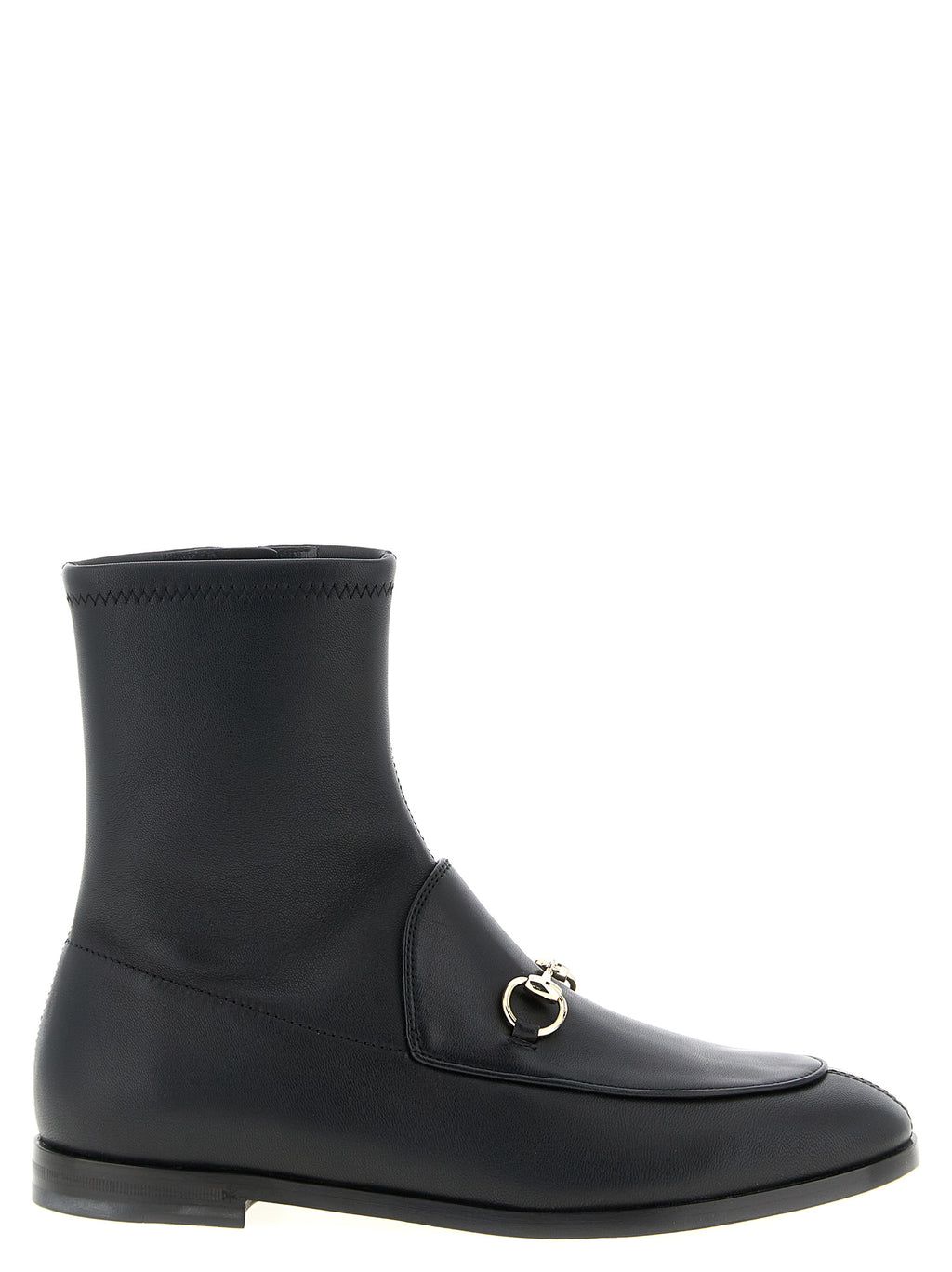 Gucci Black Lamb Leather Ankle Boots