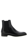 Saint Laurent Black Calfskin Chelsea Boots