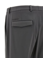 Gucci Gray Wool Dress Pants