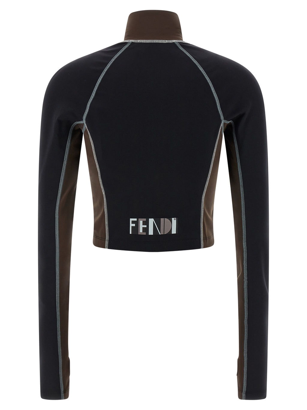 Fendi Black Polyamide Top