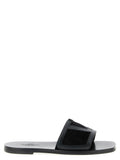 Valentino Garavani Black Calfskin Slides