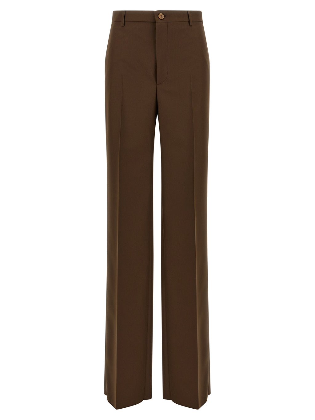 Gucci Brown Polyester Dress Pants