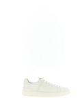 Balmain White Calfskin Sneakers