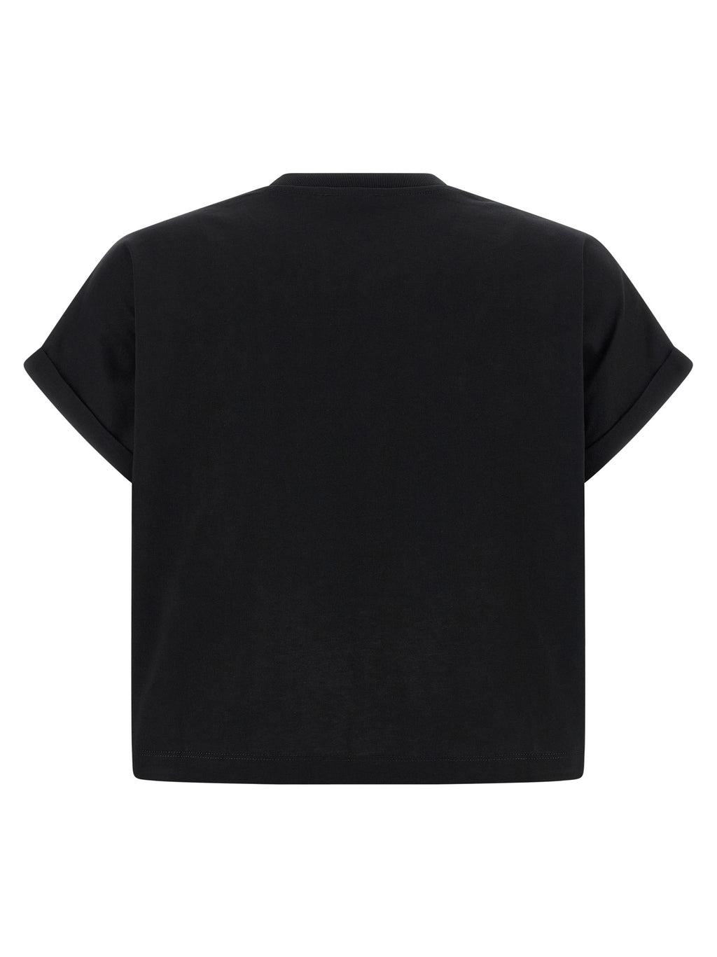 Balmain Black Cotton T-Shirt