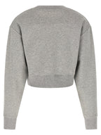 Balmain Gray Cotton Sweatshirt