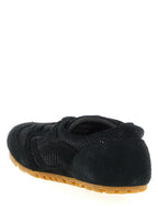 Balmain Black Calfskin Athletic Sneakers