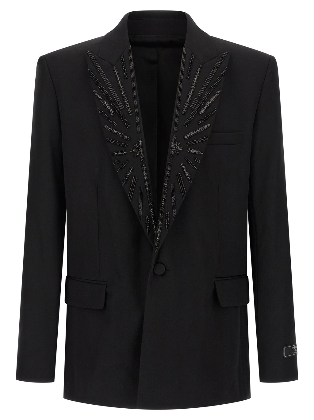 Balmain Black Virgin Wool Blazer
