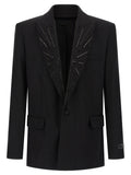 Balmain Black Virgin Wool Blazer